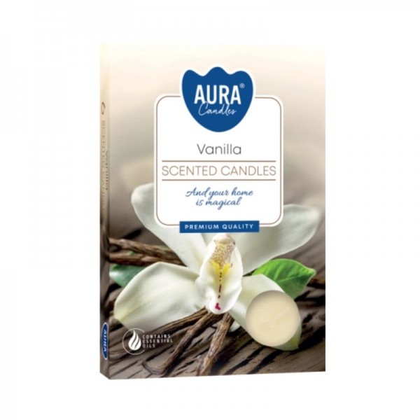 Dišeče čajne svečke Vanilija 6/1